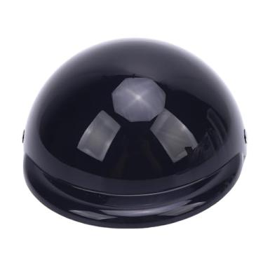 Imagem de Capacete para animais de estimação para cães e gatos pequenos, chapéu de segurança elegante e durável com alça ajustável para atividades ao ar livre, motocicleta, material plástico (S)