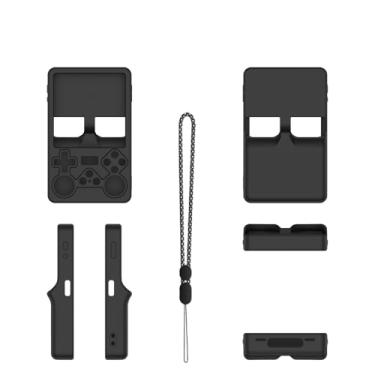 Imagem de Capa de controle antiderrapante para R36S PLUS, capa protetora de gel de silicone macio (preto)