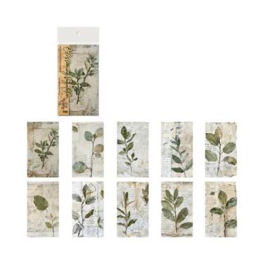 Imagem de Papel Decorativo Vintage Com Padrões De Flores, 30 Peças Para Planejam