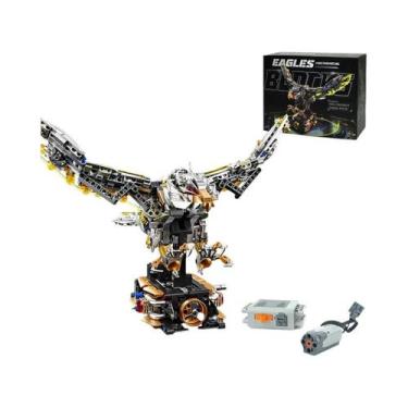 Imagem de Blocos De Montar Mecânicos De Águia Para Crianças 1168PCS Motor Elétri