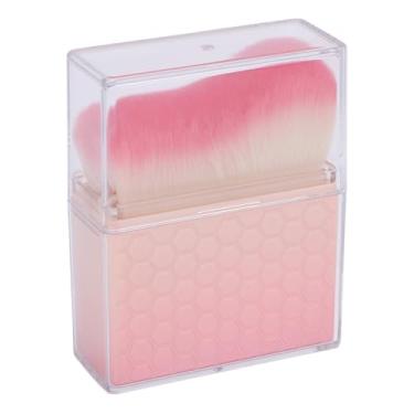 Imagem de Dioche Pincel de Base Macia, Pincel de Maquiagem Retrátil para Nail Art Com Design Portátil para Maquiagem, Cosmético de Cabelo de Nylon, Adequado para Todos Os Tipos de (Gradiente Rosa)