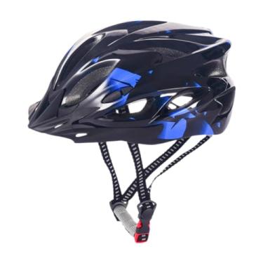 Imagem de Vaveren Capacete para adultos, capacete de ciclismo com acolchoamento interno, a impactos, capacetes de bicicleta para homens e mulheres, para, Azul