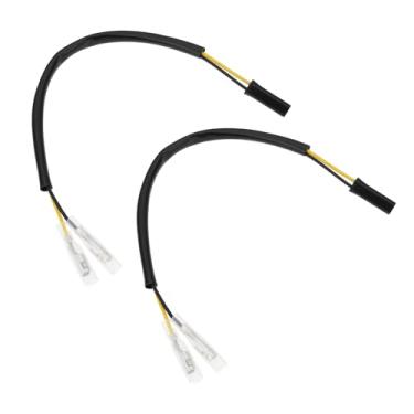Imagem de Micro Traders 2 peças de lâmpada de seta para motocicleta, plugue adaptador de 2 pinos compatível com Suzuki