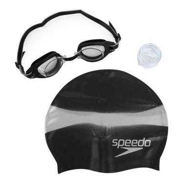 Imagem de Kit De Natação Speedo Slc - Preto-Unissex