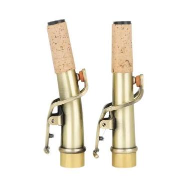 Imagem de Pescoço De Saxofone Curvado Em Prata Para Tenor, Alto E Soprano, Subst