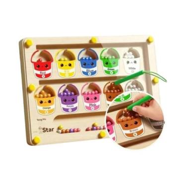 Imagem de Brinquedo Educativo Magnético Para Crianças De 3-4 Anos, Quebra-Cabeça