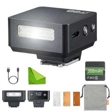 Imagem de Godox Flash iT20 S IT20S TTL para Sony GODOX Flash Bateria embutida de 300 mAh com difusor magnético e filtro de cor 1,5s reciclagem, para Sony a7cII, a7IV, ZV-E10, a7RV, a7C, a7 III, a6700, a6400