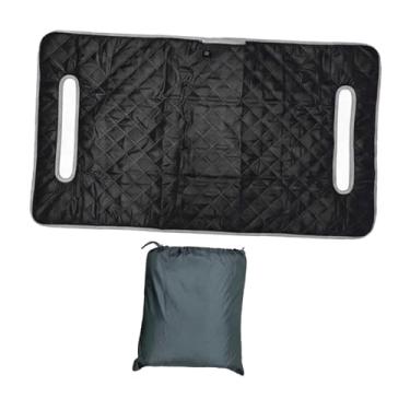 Imagem de Aymzbd Capa para Assento de Carrinho de Golfe, Capa para Almofada de Assento, Fácil de Limpar, Elegante Manta Aquecida para Golfe, Assentos para 2 Pessoas, E, Preto