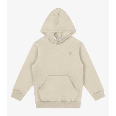 Imagem de Blusão Infantil Com Capuz Trick Nick Bege-Unissex