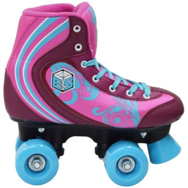 Imagem de Epic Skates Cotton Candy Kids Quad Roller Skates, Youth 1, Roxo (CottCan01)