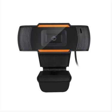 Imagem de Webcam V5 Hd 720P Com Microfone Preto/Laranja