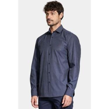 Imagem de Camisa Aramis Manga Longa Algodão Misto Marinho-Masculino
