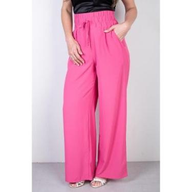 Imagem de Calça feminina pantalona com elástico 51129-Feminino
