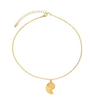 Imagem de TINCOLIA Colar gargantilha com pingente de estrela do mar punk exagerado feminino boho imitação de pérola joias joias joias