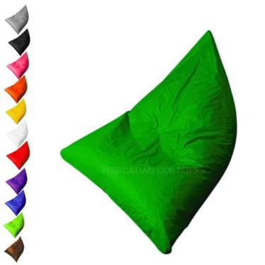 Imagem de Puff Triangular Cheio Almofadão Gigante Com Enchimento Grande Para Eve