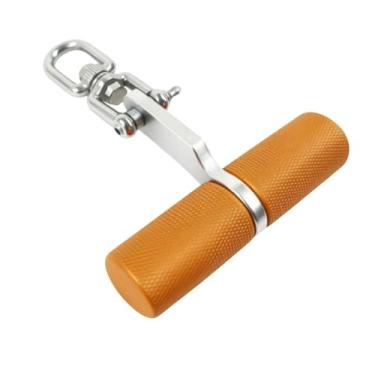 Imagem de MotiveTech Barra de puxada LAT com antiderrapante, acessório para equipamentos de ginástica, ideal para exercícios de fortalecimento muscular costas e, Dourado