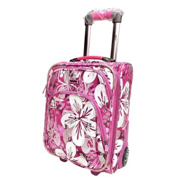 Imagem de Mala De Bordo Infantil Floral 10Kg Alta Resistência