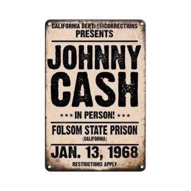 Imagem de Placa De Metal Retro De Banda De Rock, Poster Decorativo Para Bar, Clu