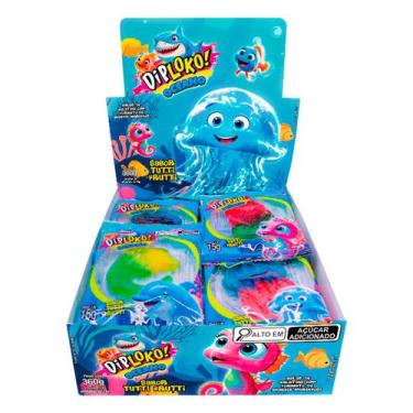 Imagem de Bala de Gelatina Oceano Diploko 24x15g