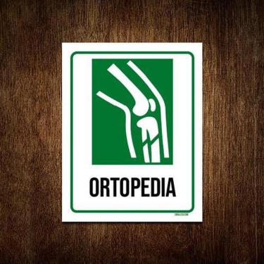 Imagem de Kit 5 Placas Sinalização Hospitalar Ortopedia