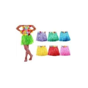 Imagem de Saia Havaiana 40cm - Cores Sortidas - Genérico