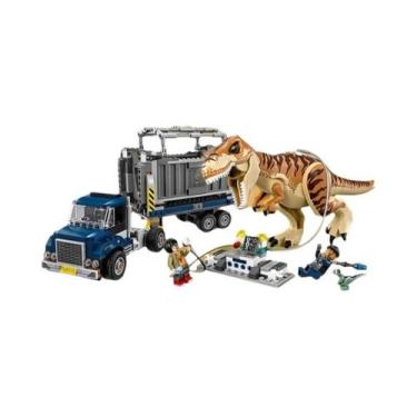 Imagem de Conjunto De Blocos De Montar Dinossauros Giganotosaurus Therizinosauru