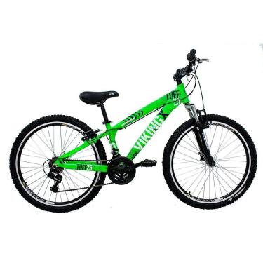 Imagem de Bicicleta MTB Freeride Aro 26 21V Verde Viking X
