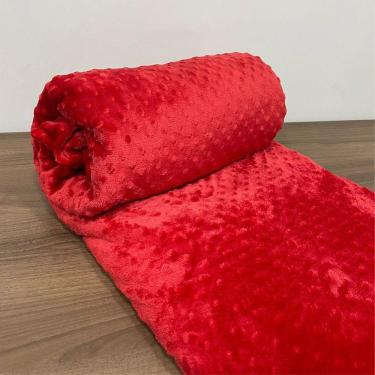 Imagem de Manta Cobertor Microfibra Phoa Queen - Vermelha - 100% Poliéster