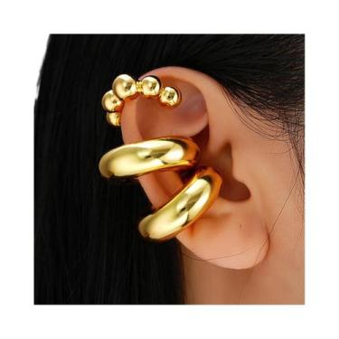 Imagem de Conjunto De Brincos De Pressão Femininos Vintage Punk Robustos Em Form