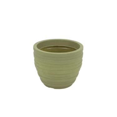 Imagem de Vaso Tramontina Inca Polietileno Verde Oliva 38cm Tramontina