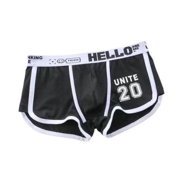 Imagem de Cuecas Boxer Masculinas De Algodão 1/3/4 Pacote Sexy Confortáveis Para