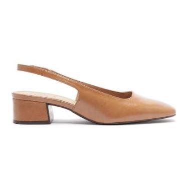 Imagem de Sapatilha Salto Bloco Slingback Ponta Quadrada Anacapri-Feminino