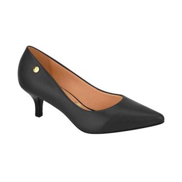 Imagem de Sapato Scarpin Social Salto Baixo Feminino Vizzano