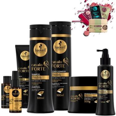 Imagem de Kit Haskell Cavalo Forte Completo Sh Cond Másc 300gr