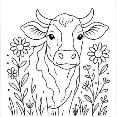 Imagem de Pano de Prato Riscado Estilotex - Coleção 2, VACA