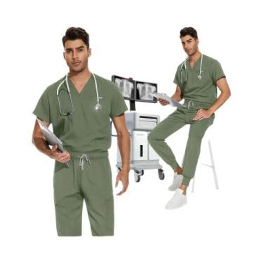 Imagem de Conjunto Unissex De Uniforme Hospitalar Para Médicos E Enfermeiros: Bl