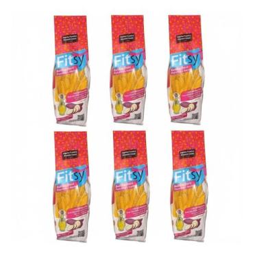 Imagem de Kit 6 palitos de batata doce com povilho azeite picante 60g fitsy