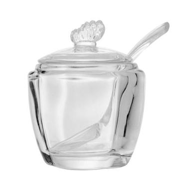 Imagem de Açucareiro Wolff de Vidro com Colher Butterfly