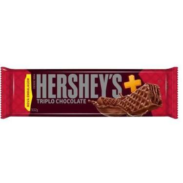 Imagem de Chocolate Wafer Mais Triplo Chocolate Hershey's 102g