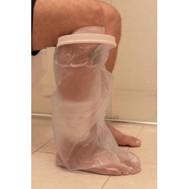 Imagem de Protetor Impermeável Para Perna Gesso Curativo Banho Tovcare
