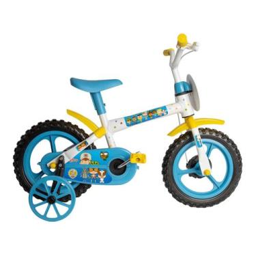 Imagem de Bicicleta Infantil Aro 12 Styll Baby  - Clubinho Salva Vidas Azul e Br
