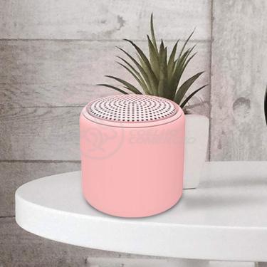 Imagem de Mini Caixa De Som Wireless Speaker Potente Bluetooth Rosa