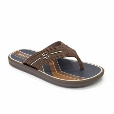 Imagem de Chinelo Cartago Urban Marrom Cinza Meninos Ultraleve-Masculino