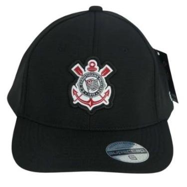 Imagem de Boné Corinthians Paulista Bordado Timão Licenciado Aba Curva-Feminino