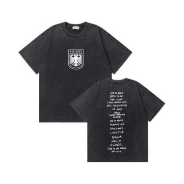 Imagem de Camiseta Masculina Oversized Vintage Kanye West Com Estampa De Urso De