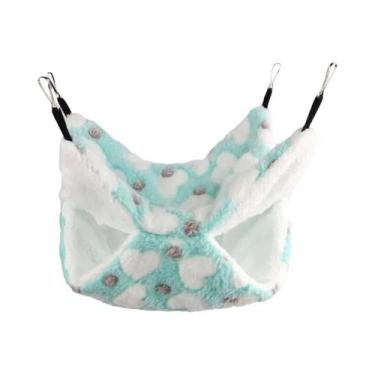 Imagem de Rede De Dormir Dupla Camada Quente De Inverno Para Pequenos Animais De