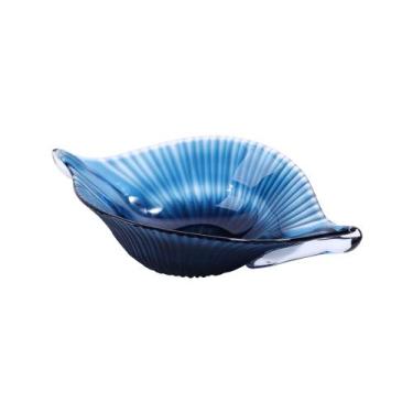 Imagem de Murano centro mesa vidro 37,5x19,5x9cm azul escuro -L Hermitage, 3 mes