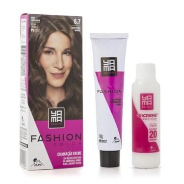 Imagem de Coloração Yamá Beauty Care Mini Kit Fashion Color 6.7 - Yama Expert