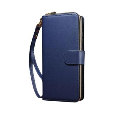 Imagem de Capa Carteira Transversal De Couro Para Samsung Galaxy Série a A56 A36