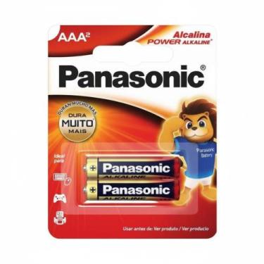Imagem de Pilha AAA Panasonic 2 Unidades Alcalina 1,5V - LR03